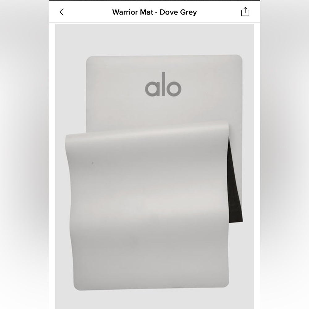 Alo warrior mat Dove Grey BRAND NEW